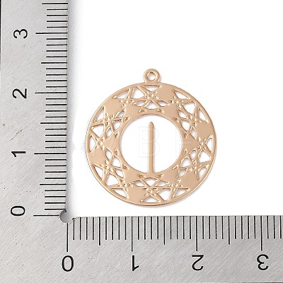 Brass Etched Metal Embellishments Pendants KK-Z058-05KCG-1