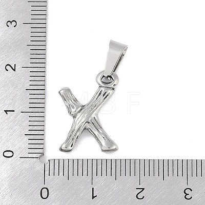 Non-Tarnish 304 Stainless Steel Pendants STAS-F235-01P-X-1