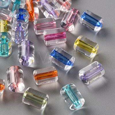 Transparent Acrylic Beads TACR-S154-17A-1