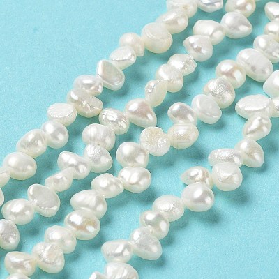 Natural Keshi Pearl Beads Strands PEAR-J007-48-1