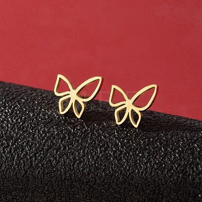 Stainless Steel Stud Earrings for Women PW-WGFE412-17-1