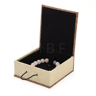 Rectangle Wooden Bracelet Boxes OBOX-N013-01-1