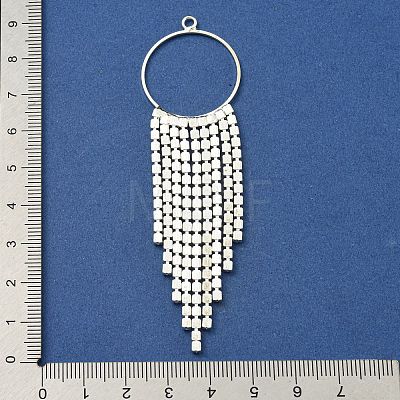 Brass Rhinestone Pendants KK-I715-01S-03-1