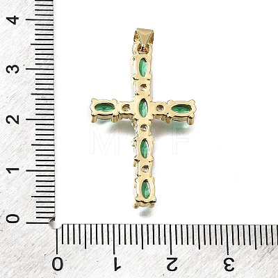 Brass Pave Cubic Zirconia Pendants CU-CBAE7DF-11G-A01-1