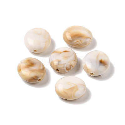 Two Tone Opaque Acrylic Beads MACR-M044-01B-1