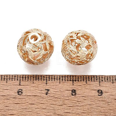 Brass Filigree Beads KK-ZX026-12G-1