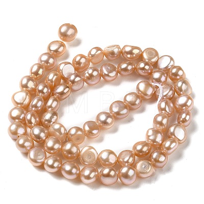 Natural Cultured Freshwater Pearl Beads Strands PEAR-E017-38A-1