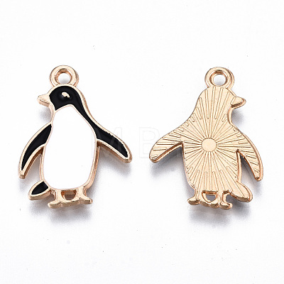 Eco-Friendly Alloy Enamel Pendants ENAM-Q437-009-NR-1