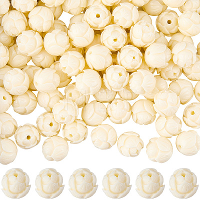 100Pcs Synthetic Coral Beads CORA-SC0001-24-1