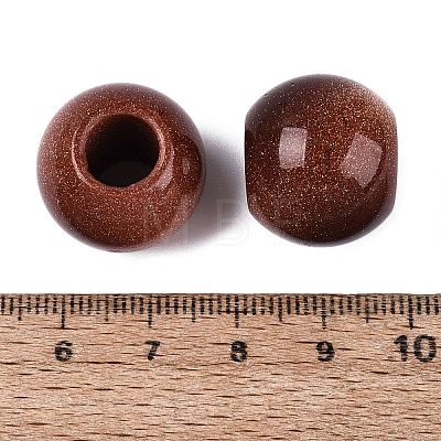 Synthetic Goldstone Beads G-Q608-05M-1