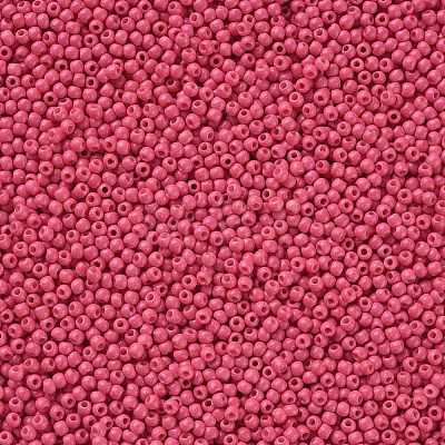 11/0 Grade A Baking Paint Glass Seed Beads X-SEED-N001-A-1045-1