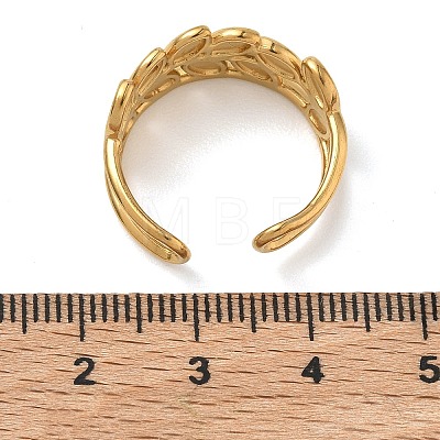 304 Stainless Steel Cuff Open Rings for Women RJEW-L341-02C-G-1