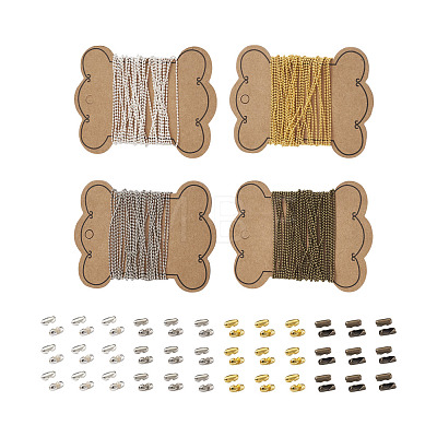 Craftdady DIY Ball Chain Necklace Making Kits KK-CD0001-06-1