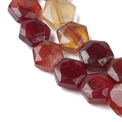 Natural Red Agate Beads Strands G-K359-C13-01-1
