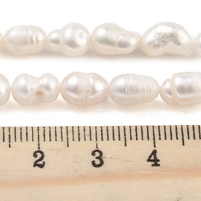 Natural Cultured Freshwater Pearl Beads Strands PEAR-P062-06B-1-1