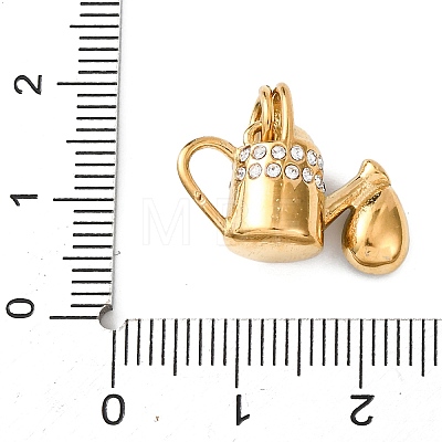 304 Stainless Steel Pendants STAS-D205-05C-G-1