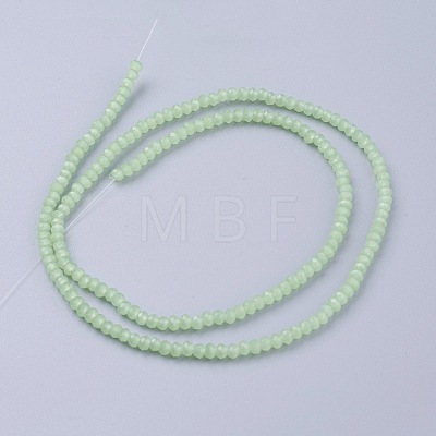 Imitation Jade Glass Beads Strands GLAA-G045-A11-1