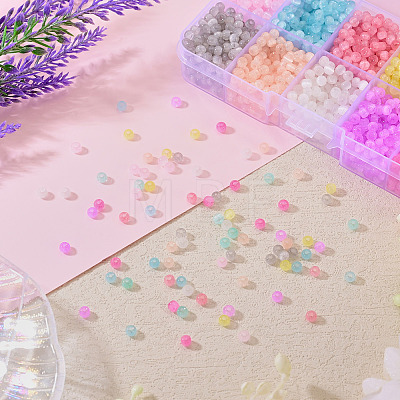 150G 10 Colors Drawbench Style Glass Seed Beads SEED-TA0001-68-1