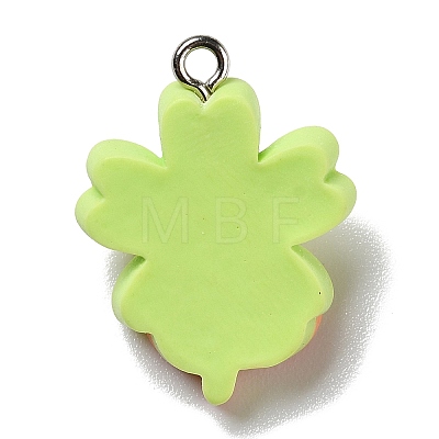 Opaque Resin Pendants X-RESI-D055-081P-1