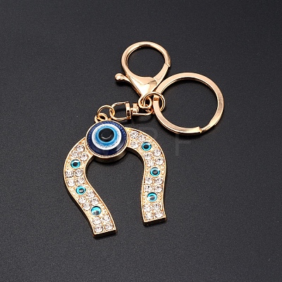 Alloy Rhinestone Keychains PW-WG38863-01-1