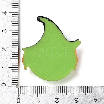 Monster with Witch Hat Halloween Opaque Resin Decoden Cabochons RESI-R446-01T-1