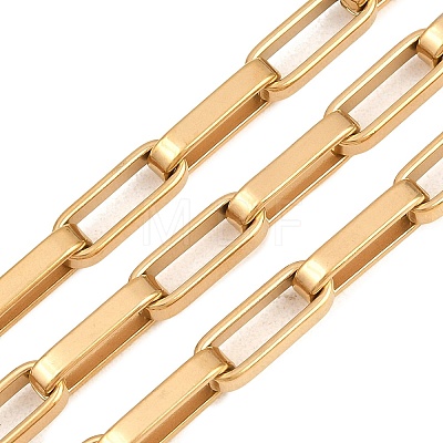 201 Stainless Steel Paperclip Chains CHS-H118-20G-1