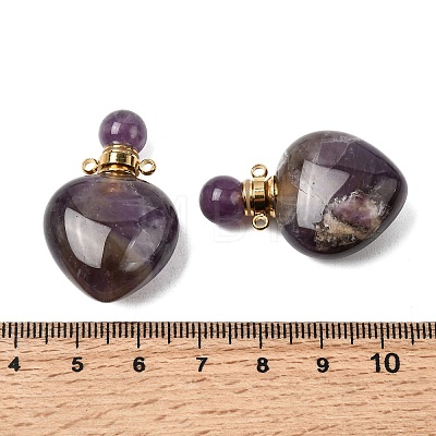 Natural Amethyst Pendants G-H252-C03-01-1