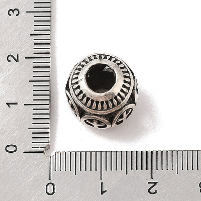 Tibetan Style Alloy European Beads TIBE-Q090-04AS-1