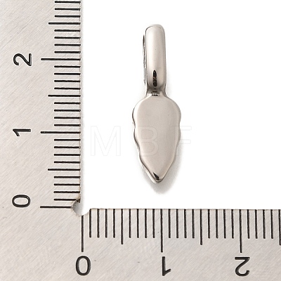 304 Stainless Steel Pendant Cabochon Settings STAS-G350-23P-1