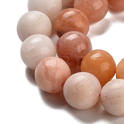 Natural Pink Aventurine Beads Strands G-B095-A02-02-1