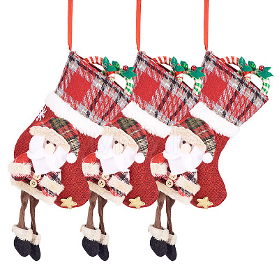 Christmas Theme Non-woven Fabrics Bags ABAG-TAC0005-03B-1