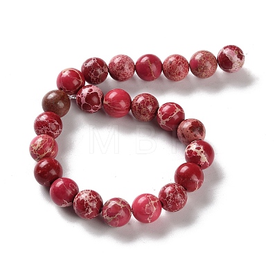 Dyed Natural Regalite/Imperial Jasper/Sea Sediment Jasper Beads Strands G-B124-C01-13-1