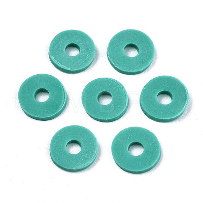 Handmade Polymer Clay Beads CLAY-Q251-6.0mm-48-1