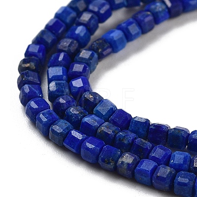 Natural Lapis Lazuli Dyed Beads Strands G-G140-C02-02-1