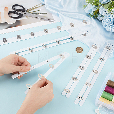 5 Pairs 5 Styles Stainless Steel Corset Busk FIND-CL0002-01-1
