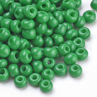 Baking Paint Glass Seed Beads SEED-Q025-3mm-L02-1