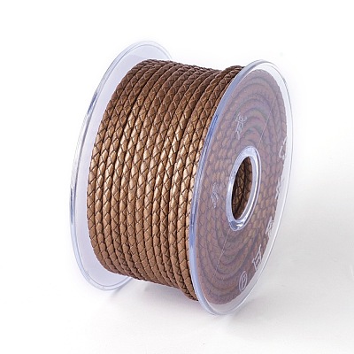 Braided Cowhide Cord WL-I003-3mm-D-10-1