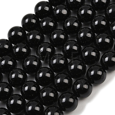 Natural Tourmaline Bead Strands G-H1603-12mm-1