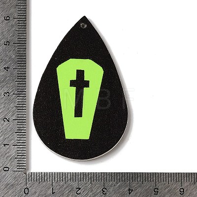 Halloween Imitation Leather Pendants FIND-K017-04D-02-1