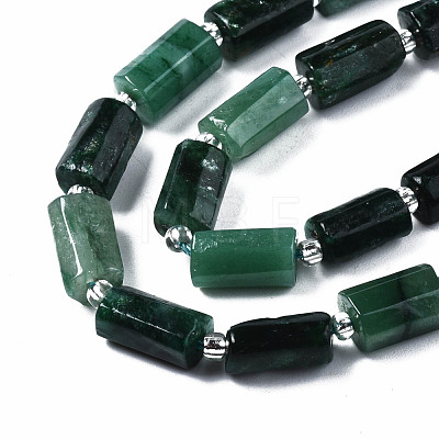 Natural Emerald Quartz Beads Strands X-G-S376-011-1