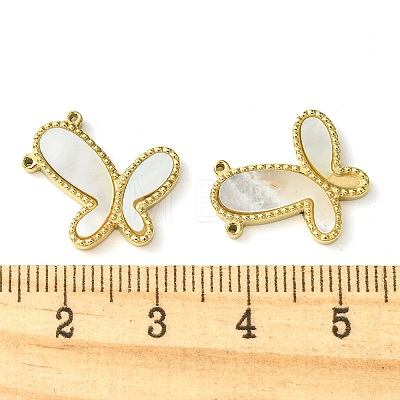 Ion Plating(IP) 304 Stainless Steel Pave Shell Pendants FIND-Z028-10G-1