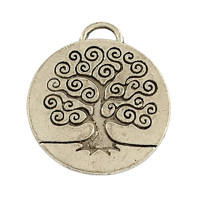 Tibetan Style Alloy Enamel Pendants Setting TIBEP-3395-AS-RS-1