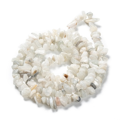 Natural Rainbow Moonstone Beads Strands X-G-A200-02-1
