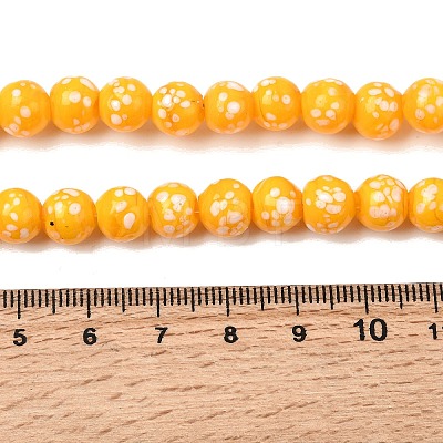 Handmade Lampwork Beads Strands LAMP-H071-01B-07-1