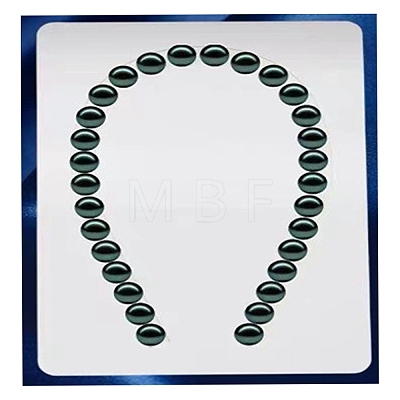 U Shaped Hole Acrylic Pearl Display Board Loose Beads Paste Board ODIS-M006-01H-1