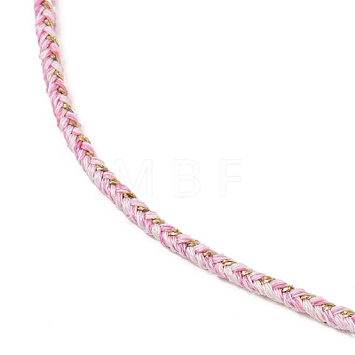 2.5MM Round Nylon Cotton Cord Necklace Making NJEW-C106-01RG-07-1