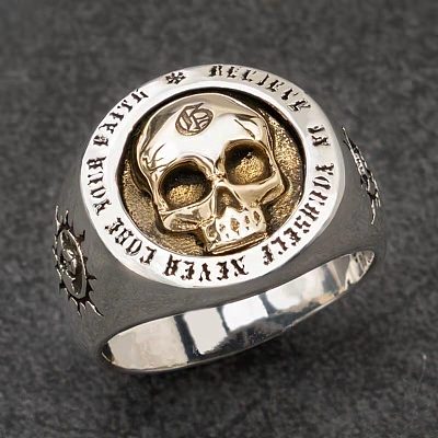 Retro Alloy Finger Rings for Men WGBD042-01-1