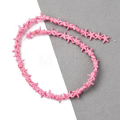 Synthetic Turquoise Dyed Beads Strands G-B184-C03-01-1