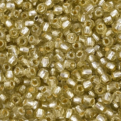 Silver Lined Glass Seed Beads SEED-T007-18A-05-1