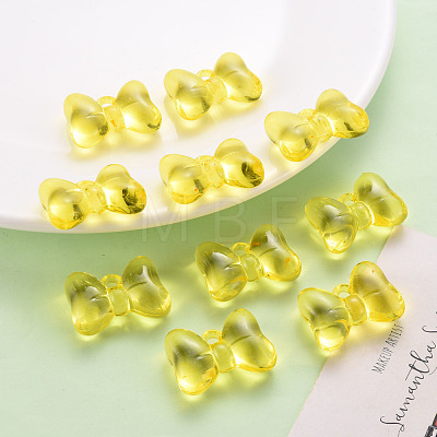 Transparent Acrylic Pendants TACR-T024-02BB-916-1
